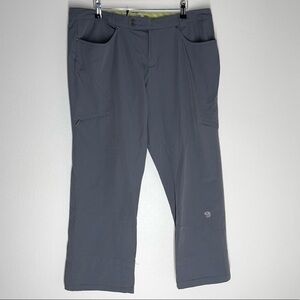Mountain Hardwear Tech Nylon Pants Gray Boot Cut